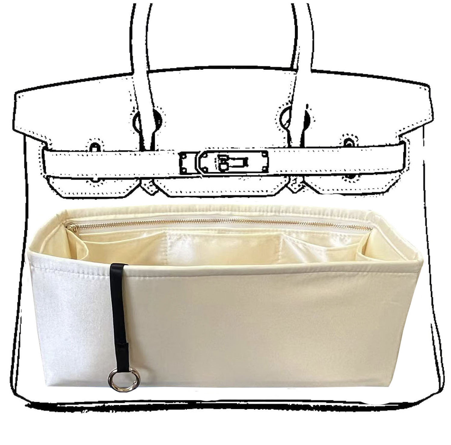 Luxury Skincare Box - Organizador de Bolsa Birkin S 25