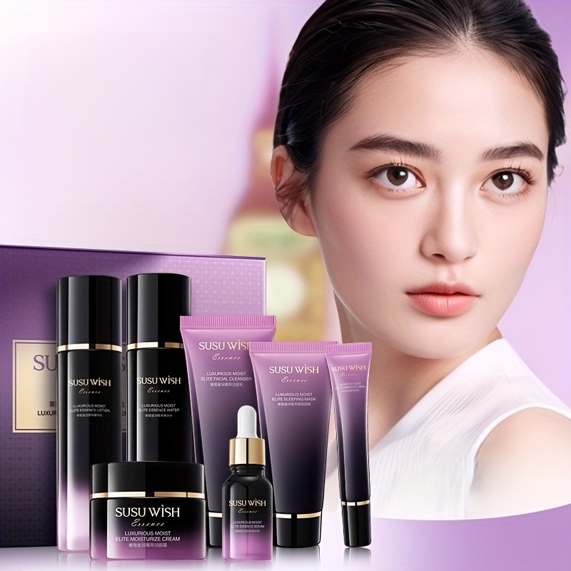 Luxury Skincare Routine - Conjunto Luxuoso e Elegante de Nove