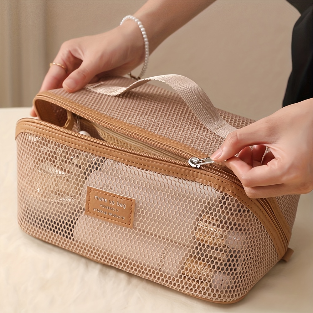 Luxury Skincare Box - Organizador de Maquiagem Feminino, Bolsa de