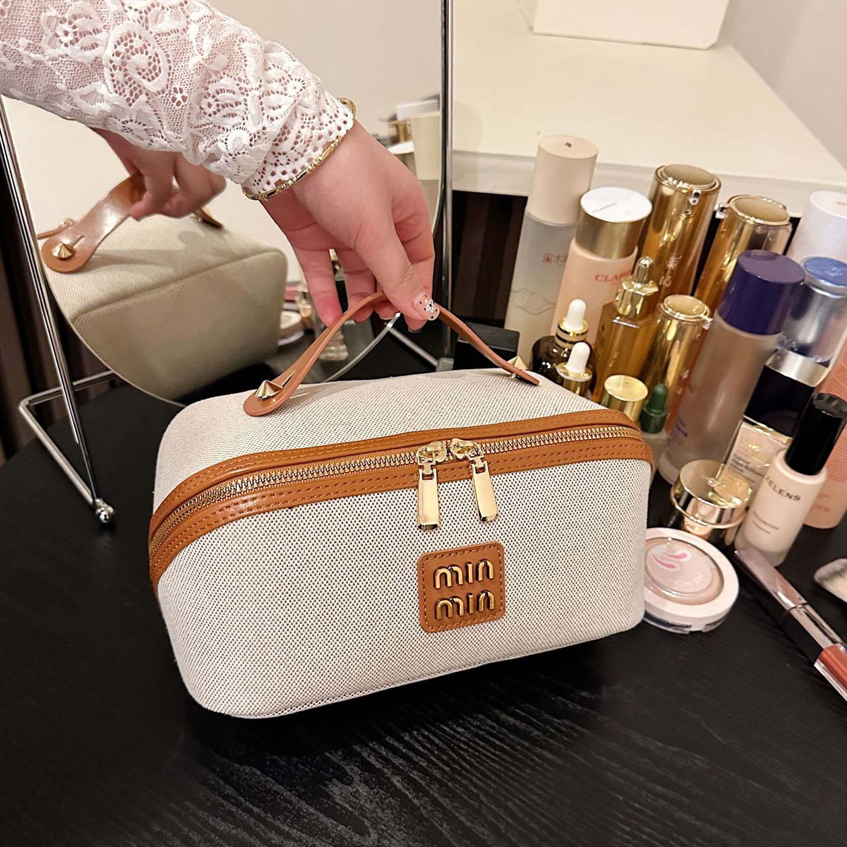 High Luxury Skincare - Bolsa de Maquiagem - Bolsa de