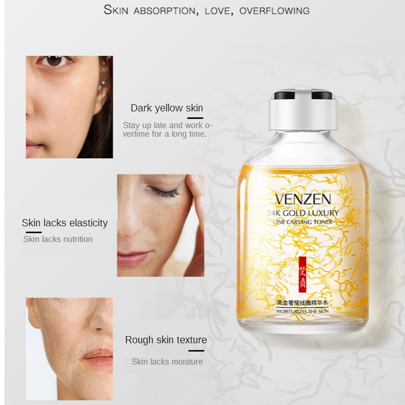 Linha luxuosa ouro 24K Toner d - Skincare Luxury Whitening avaliação e preço